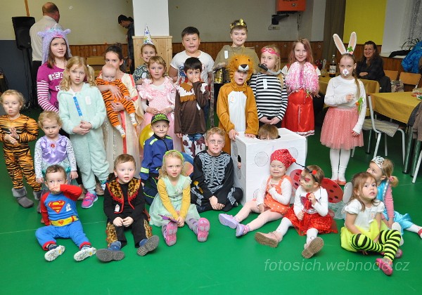 Maškarní karneval pro děti  9. února. 2020